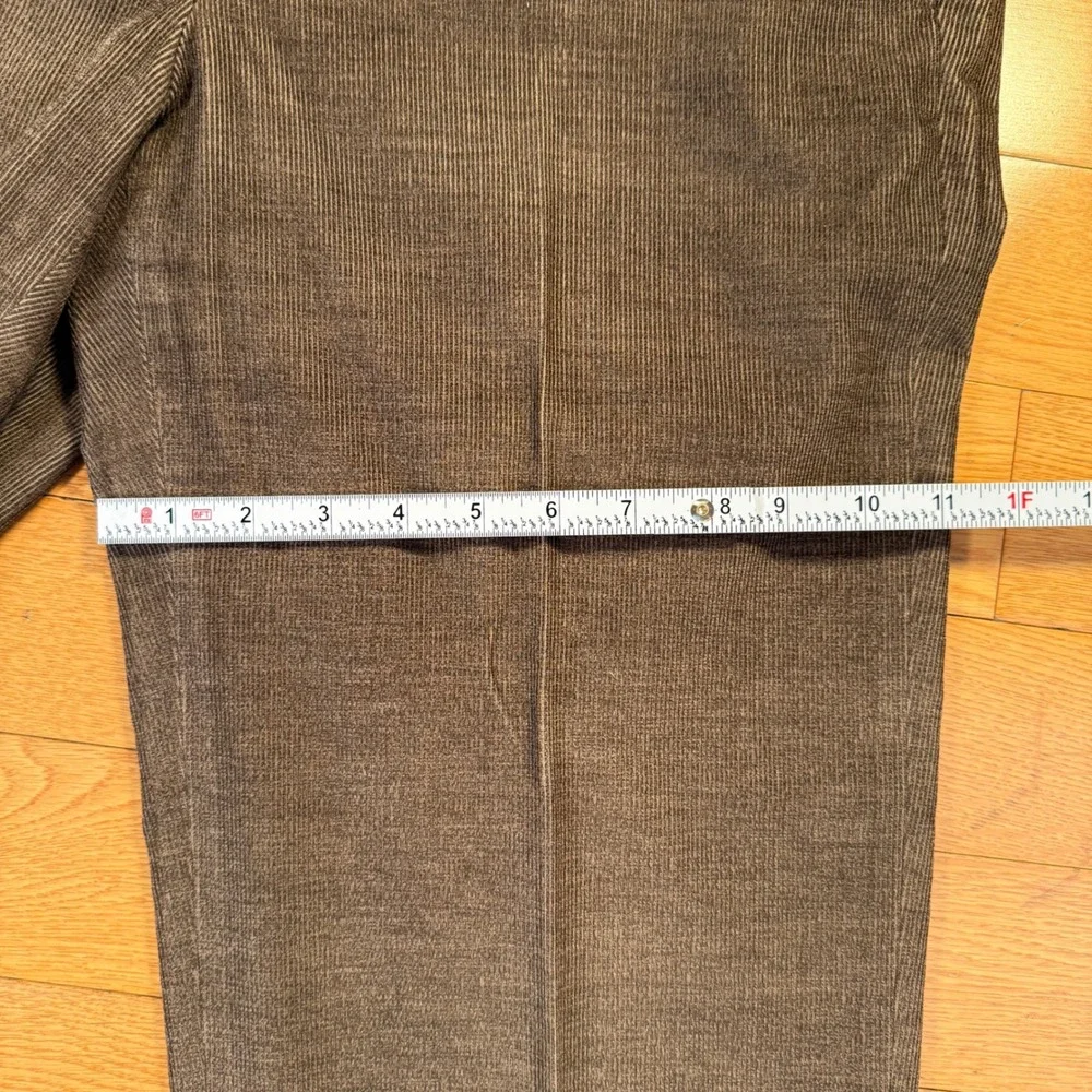 Gritti Styled by Ermenegildo Zegna Brown Cotton Cashmere Corduroy Trousers 34x30
